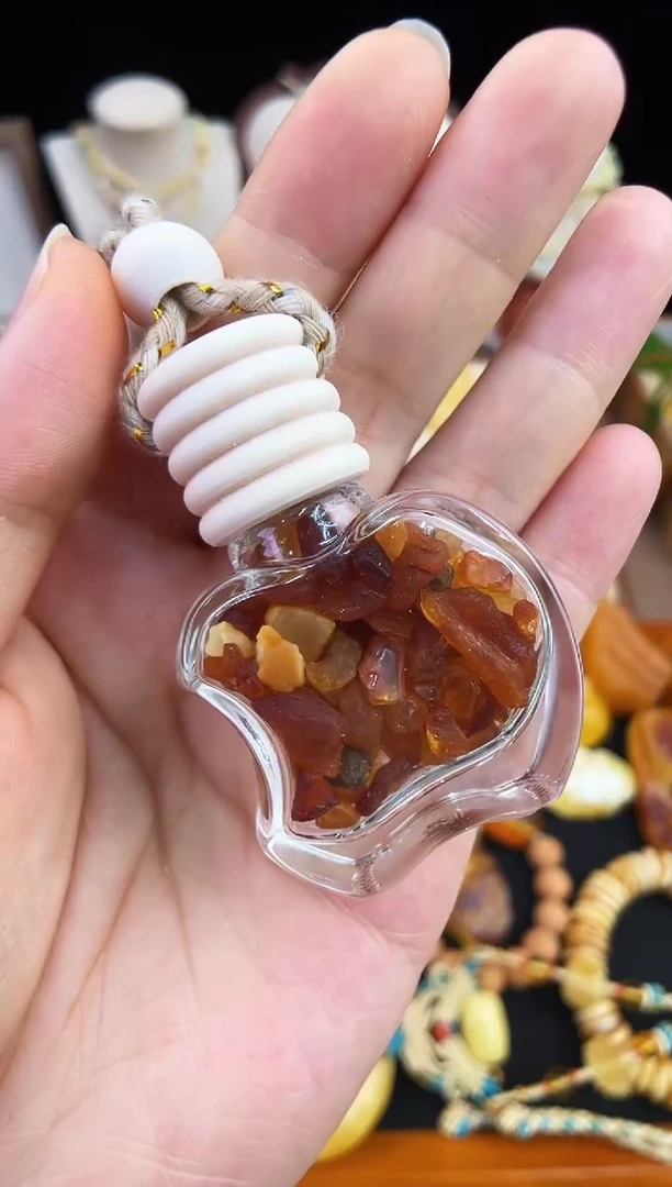 琥珀未镶嵌珠宝奇石柒月
