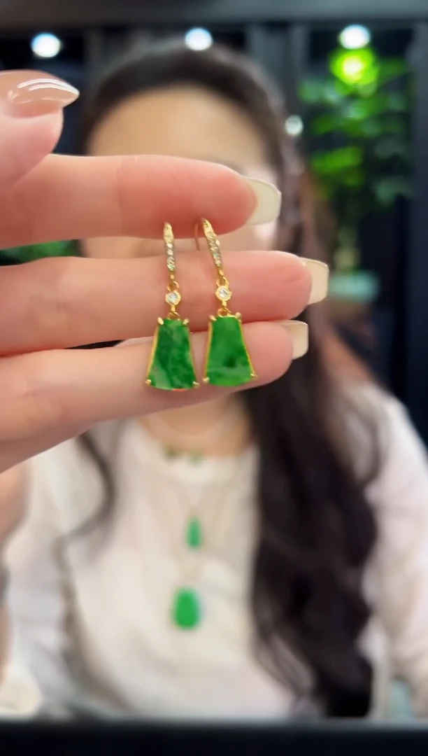 未镶嵌翡翠耳饰缅料A货/多样性发货/一件