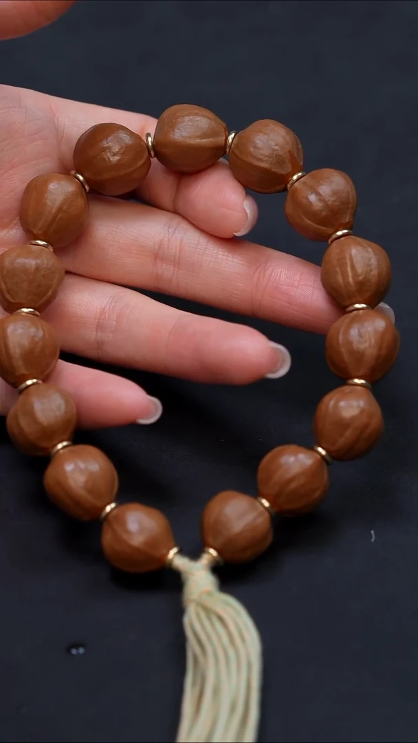 橄榄核手串小籽素串蜜桃臀