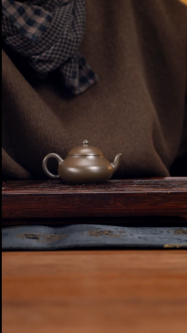 【闪购商品】紫砂茶壶100cc黄龙山原矿还原烧梨形壶