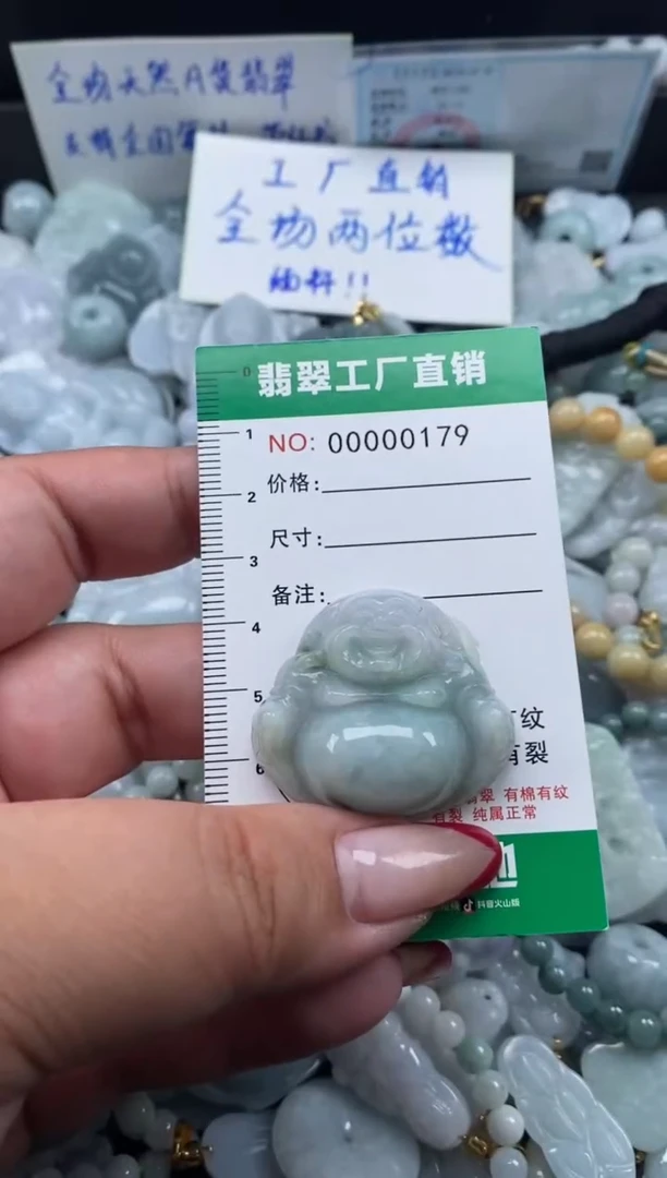 翡翠未镶嵌颈饰天然A货翡翠0179