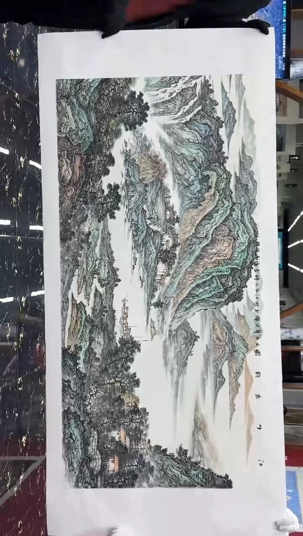 国画国画绘画山水花鸟