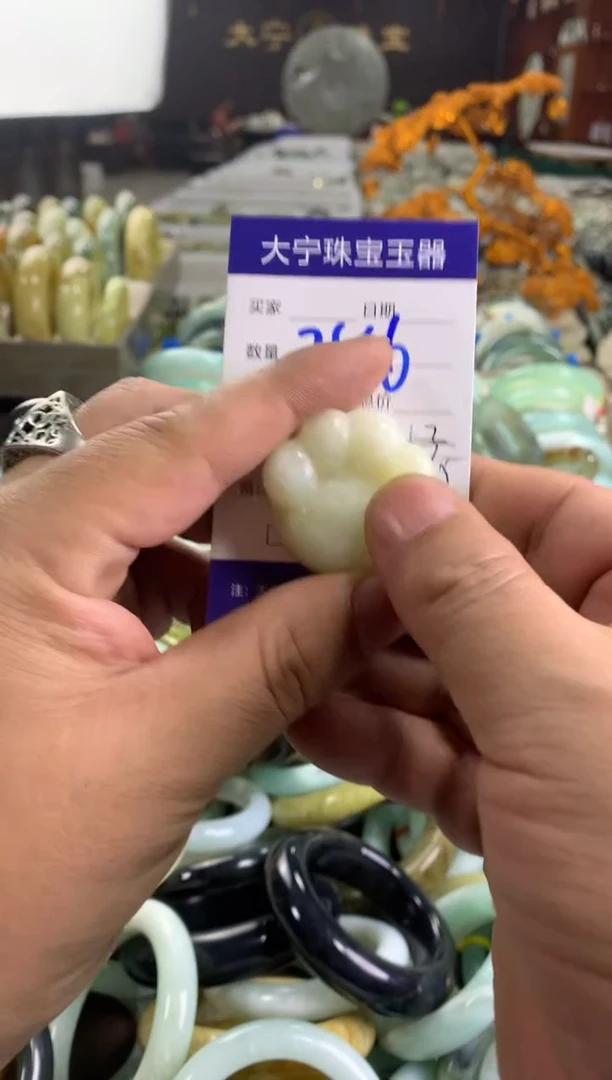 蛇纹石玉未镶嵌颈饰2516