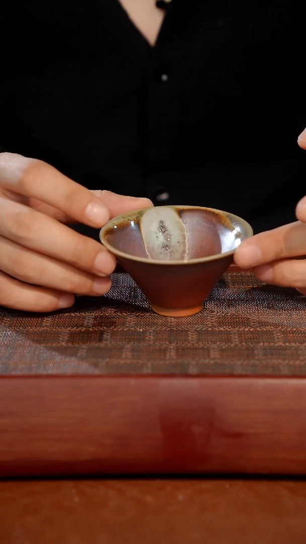 陶瓷奢瓷/瑞寅柴烧茶器（杯子）470 微瑕