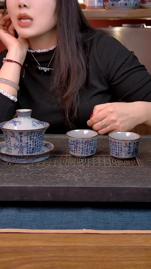 简装家用款3件套 老陶泥开片纹陶瓷茶具