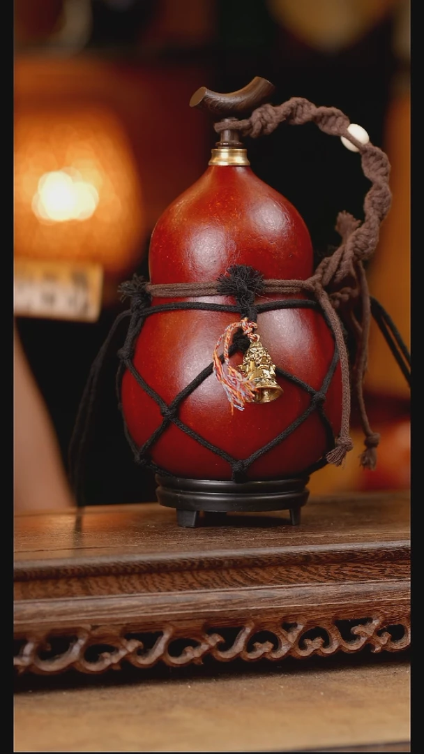 68号精品天然大漆酒葫芦一物一拍~