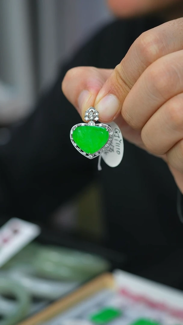 【闪购商品】翡翠颈饰18K金镶嵌36号-吊坠/G/2