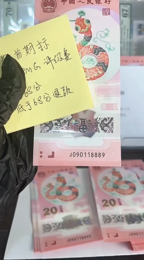 【闪购商品】塑料蛇钞包68分单张号码090118889