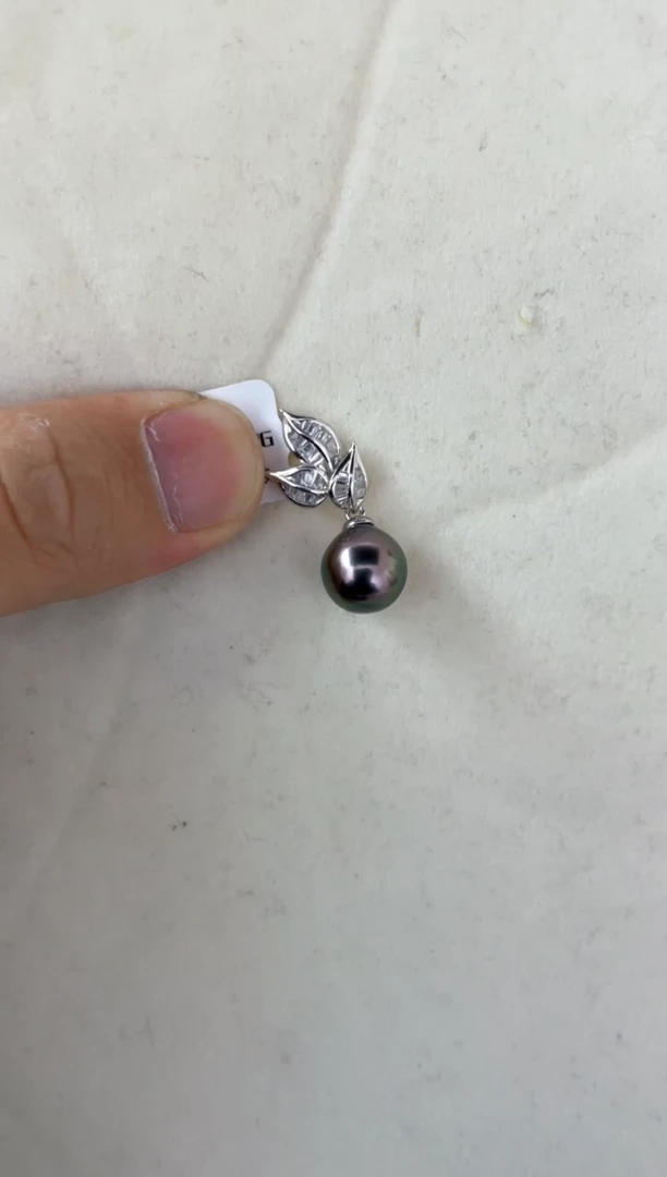 【闪购商品】海水珍珠颈饰银S925镶嵌吊坠10