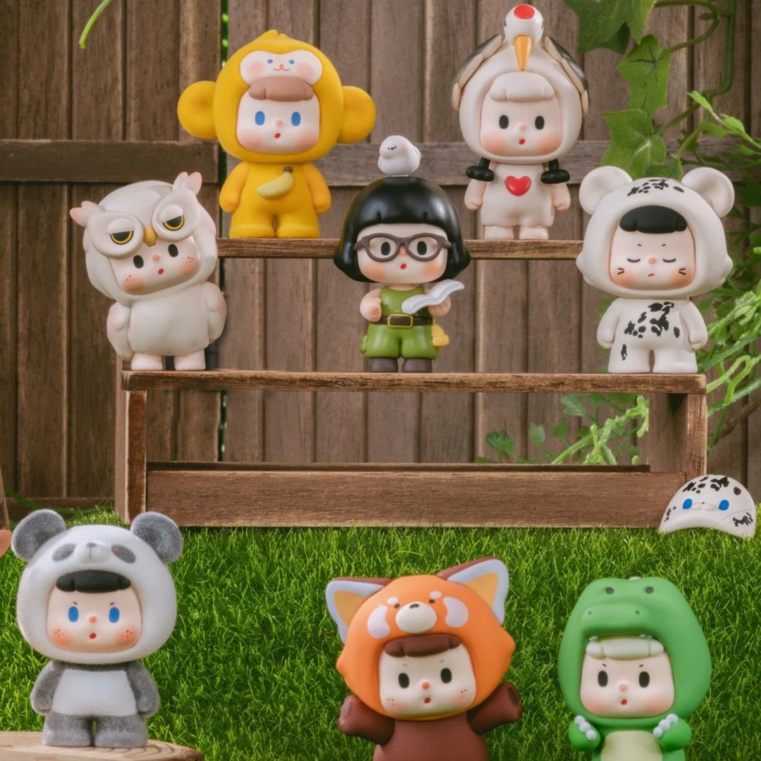 【8人组团】踩数字后3代拆新品不二珍稀动物系列mini盲盒