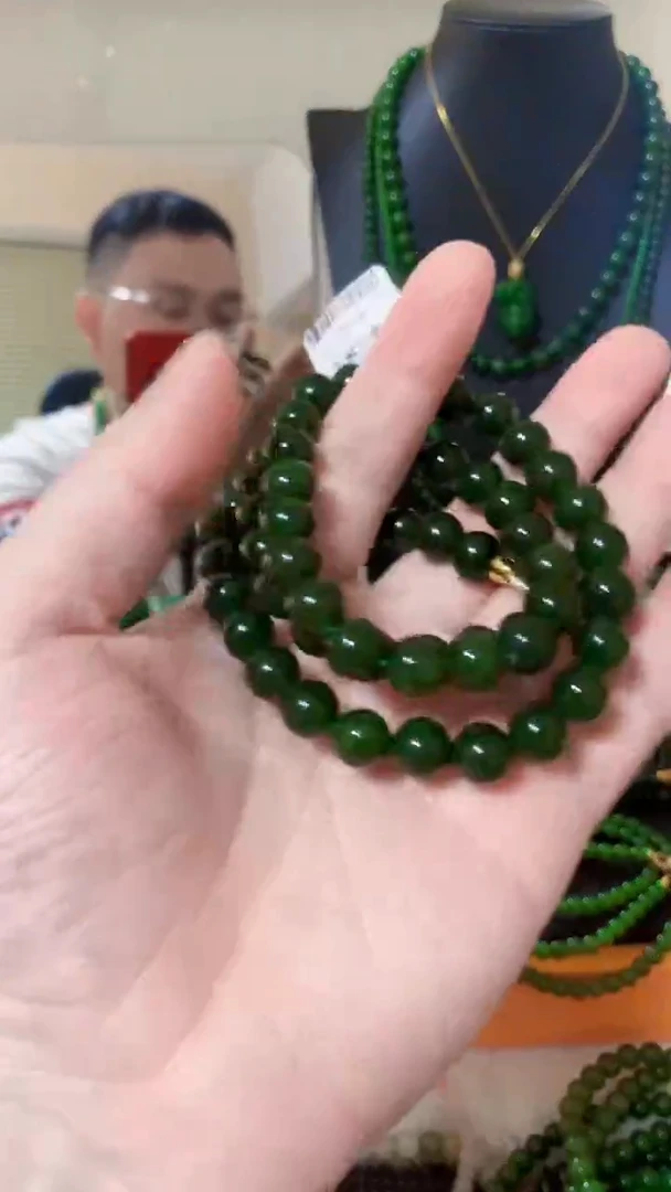 和田玉（碧玉）未镶嵌项链10