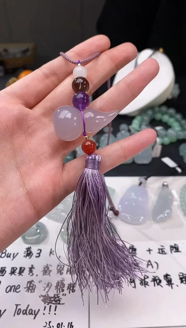 【闪购商品】玛瑙/玉髓颈饰合金葫芦