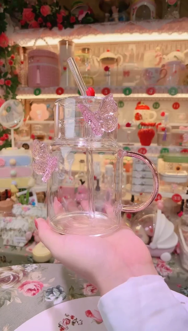 手柄吸管杯——手工制作品质好！