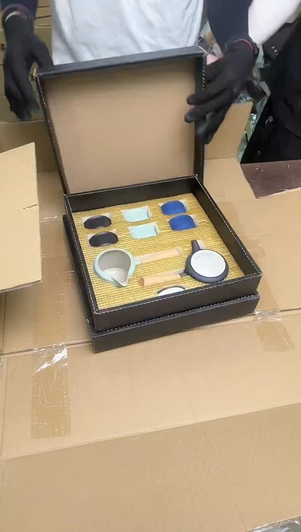 瓷片小强茶具套装