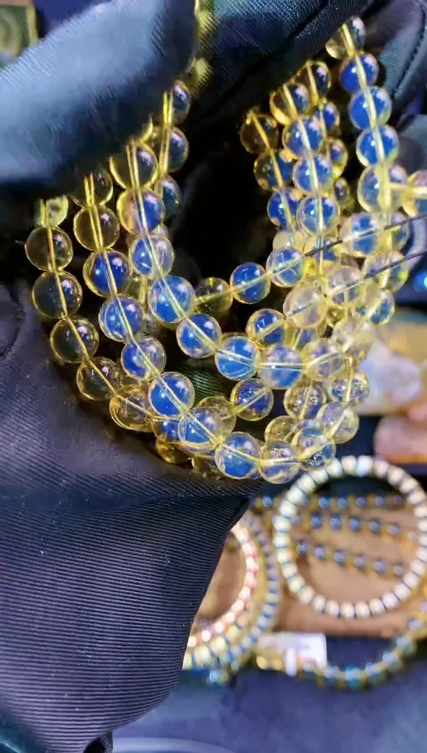 【闪购商品】琥珀珠宝奇石未镶嵌7MM高蓝108串1