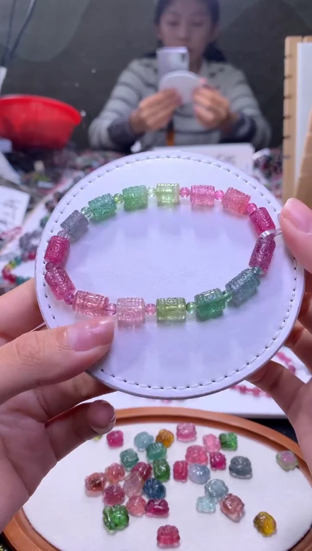 未镶嵌手串碧玺A180【天然碧玺】