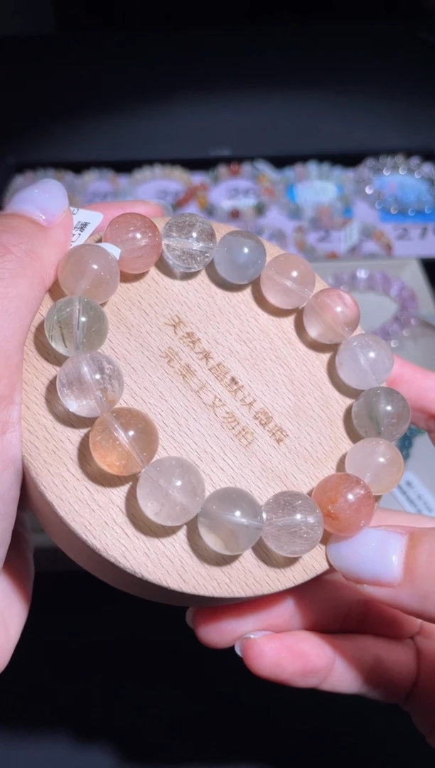 水晶手链未镶嵌276号多样性发货一A 13mm+