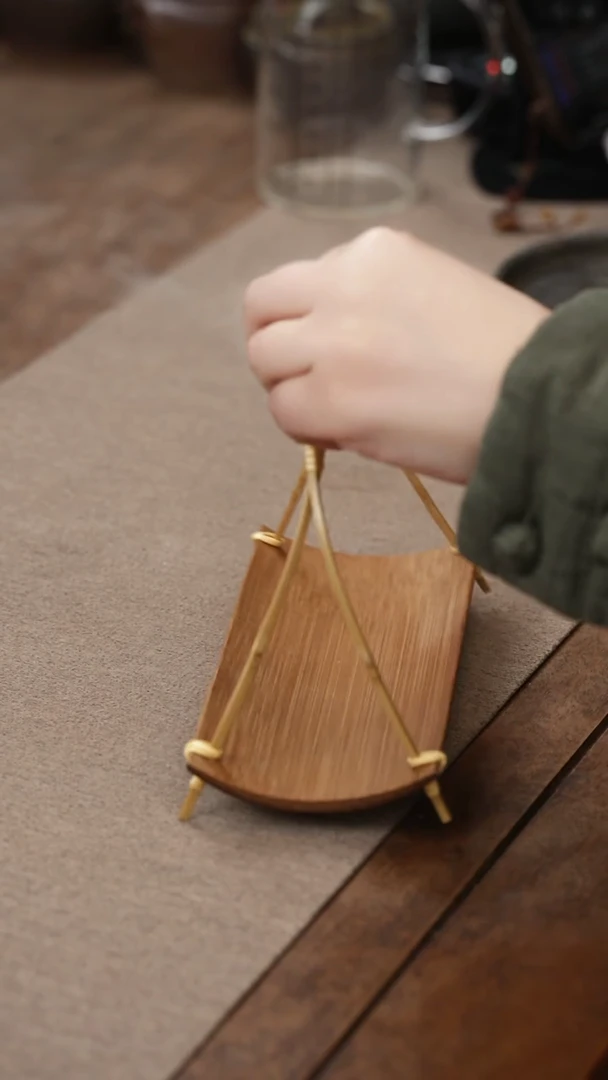 茶壶紫砂竹编提篮