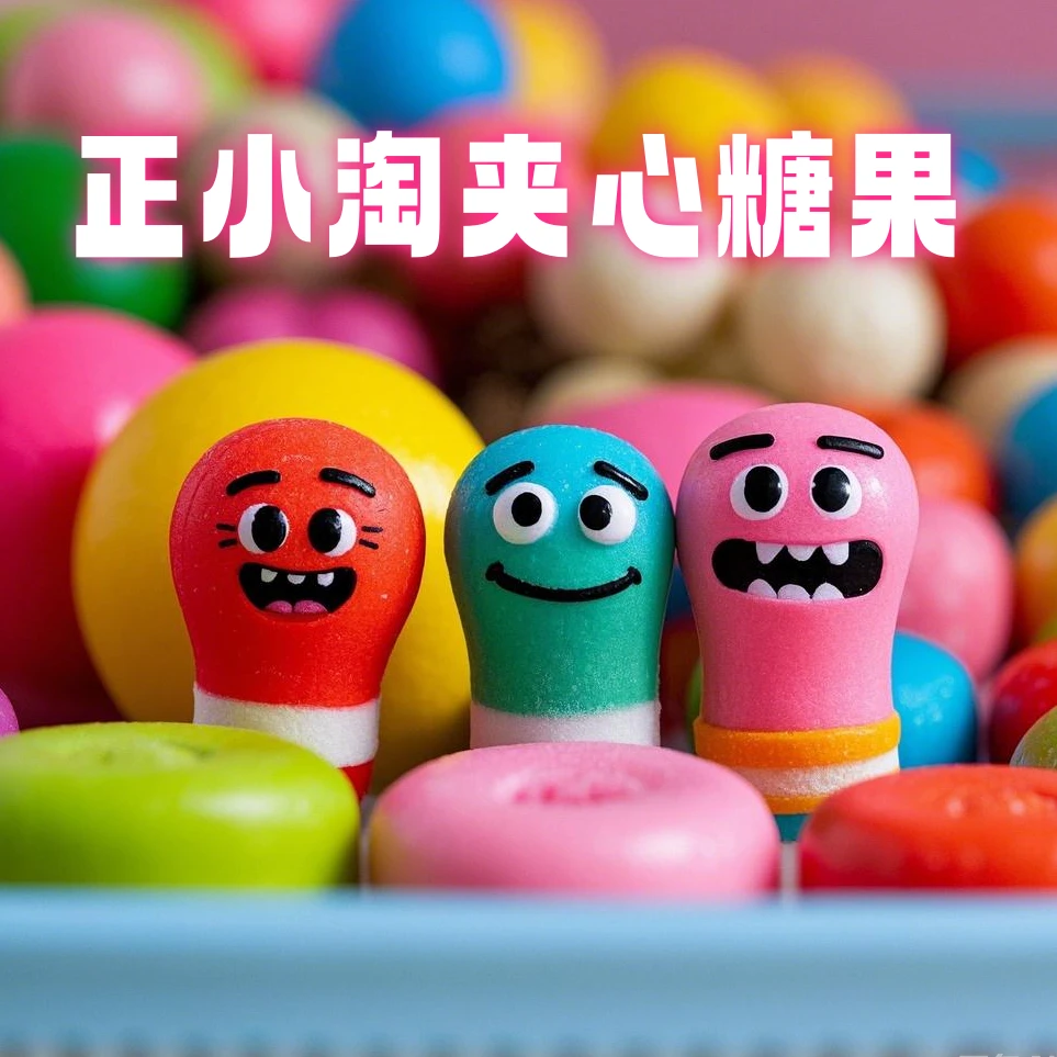 夹心咀嚼糖酸酸甜甜多种口味