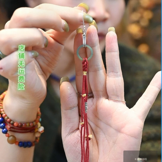 请喝茶手作-单只-小圆满民族风耳饰