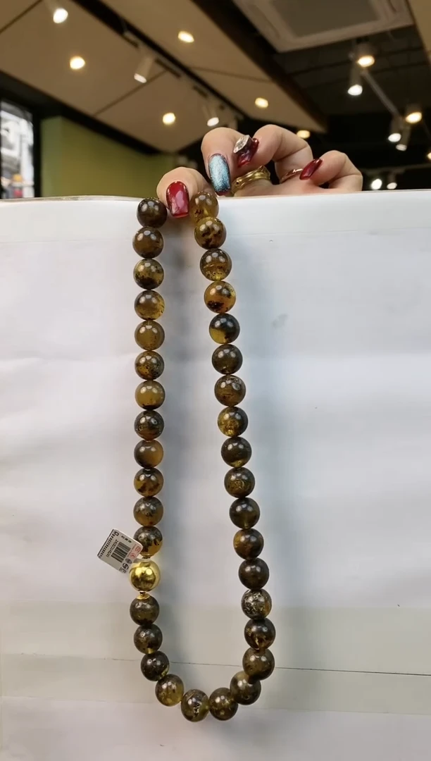 【闪购商品】琥珀颈饰未镶嵌多样性发一