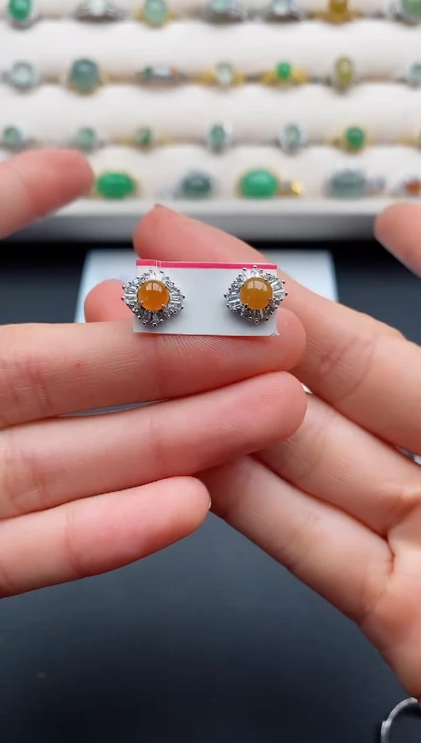 银S925镶嵌戒指翡翠1111111111+8