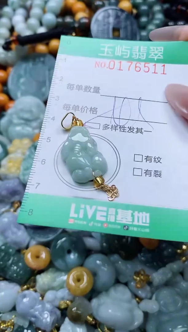 翡翠未镶嵌颈饰闪购0176511多样性发其一