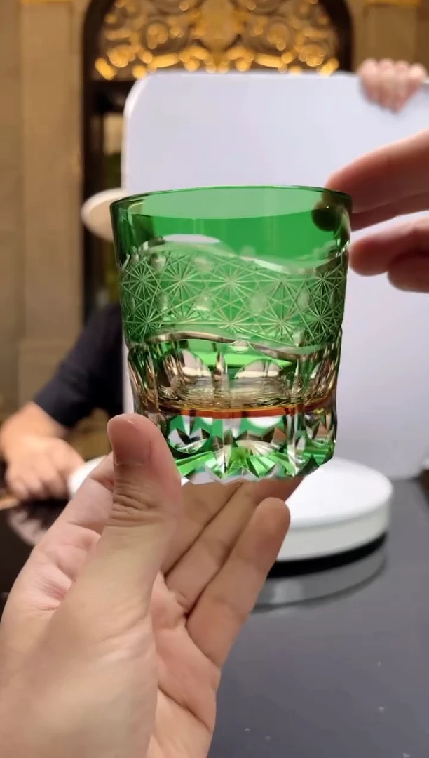 琉璃手工艺品AJ1116028威士忌杯