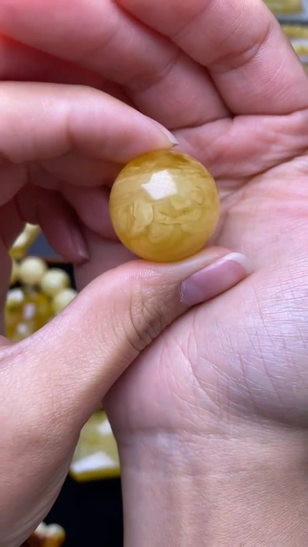 裸石蜜蜡未镶嵌葵.84尺寸23+微瑕