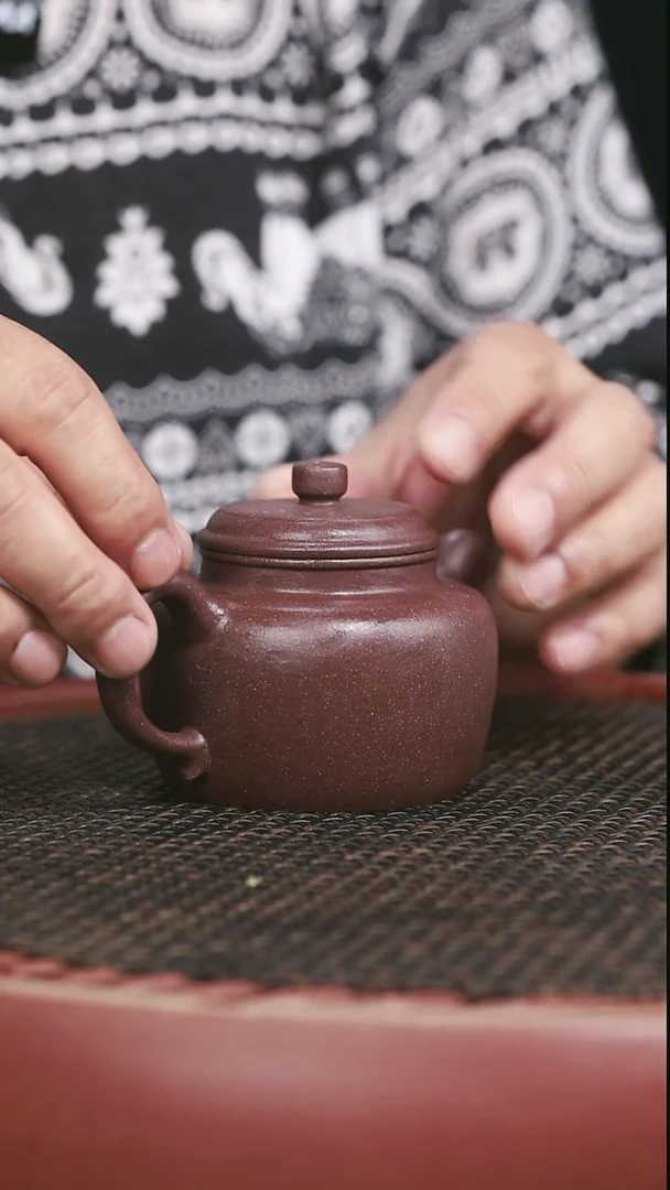 茶壶紫砂36号高砂老紫泥大蕴德中200CC暇