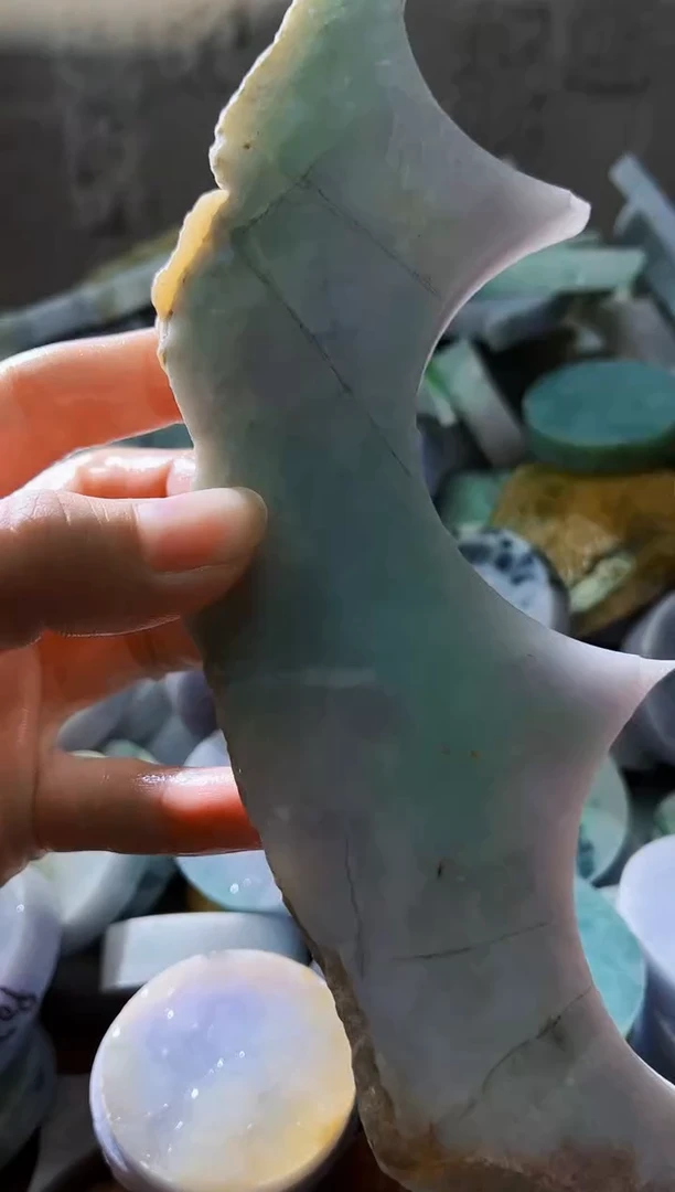 裸石翡翠天然翡翠A货731