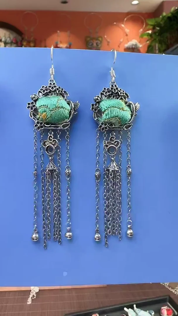 非遗那些刺绣耳环55