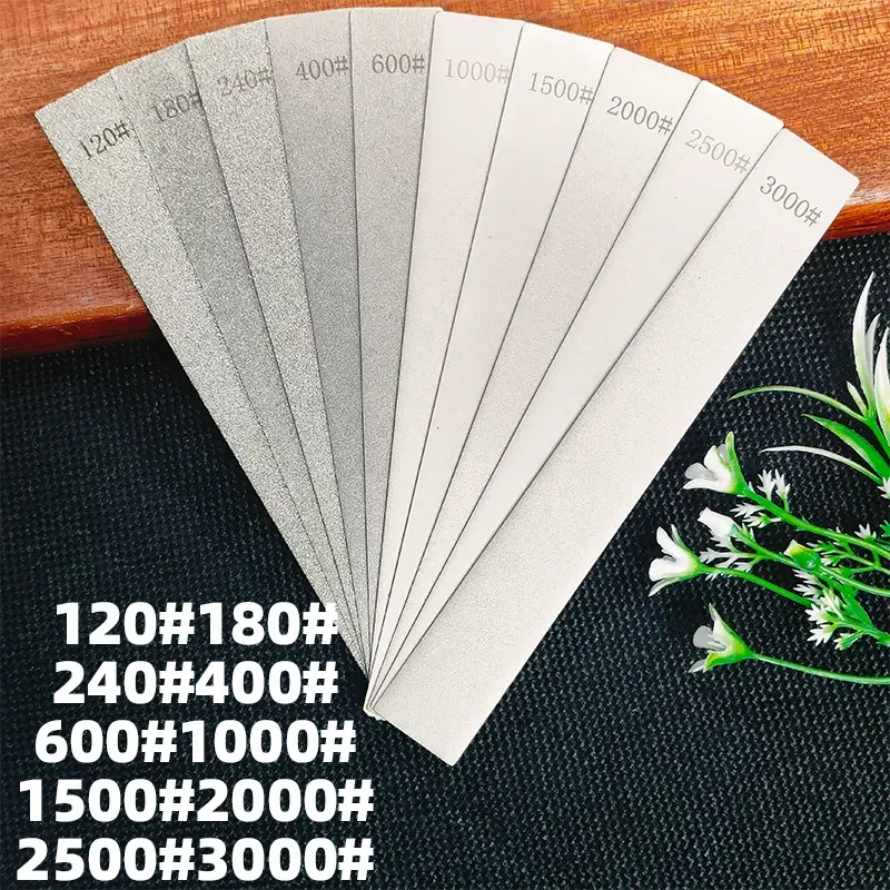 厂家直销金刚石多件磨刀片玉石陶瓷抛光磨刀石头手工打磨工具
