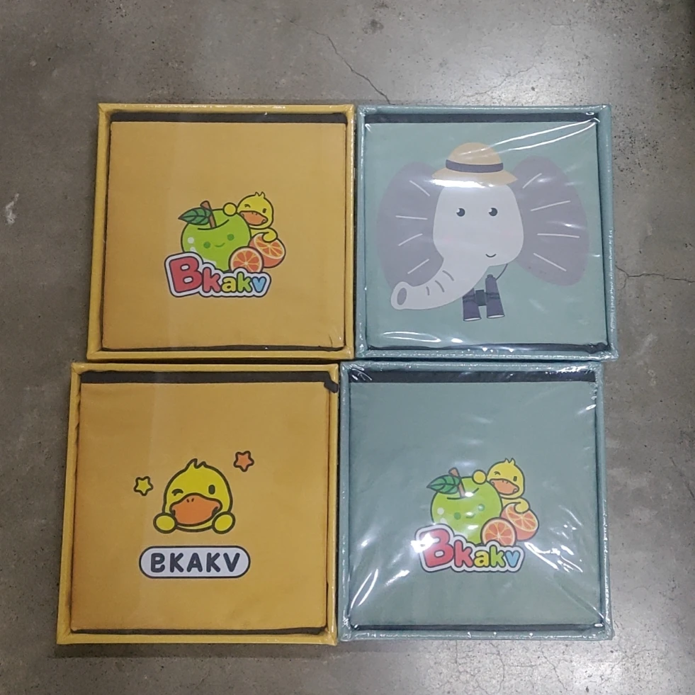 5322 TY 棉麻收纳凳混色