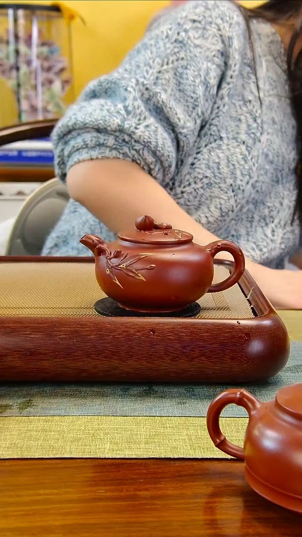 茶壶紫砂徐记福康 原矿紫砂 4