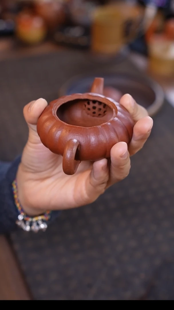 紫砂茶宠紫砂中号扁瓜