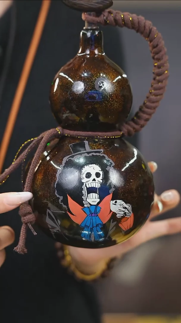 【闪购商品】XO183漆艺酒葫芦不包手串及旋转底座