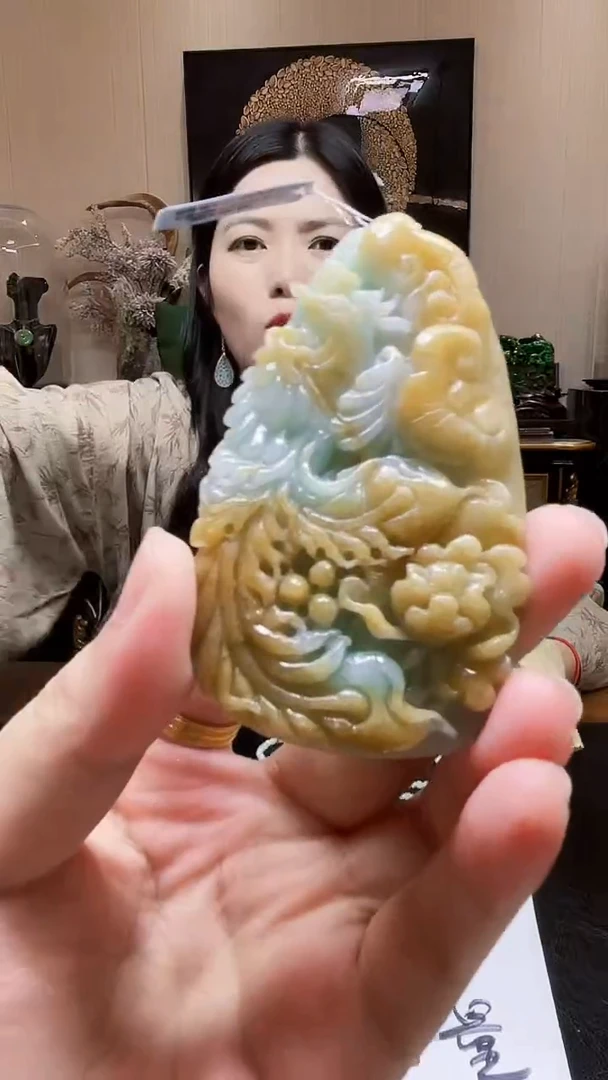 未镶嵌定制翡翠吊坠48