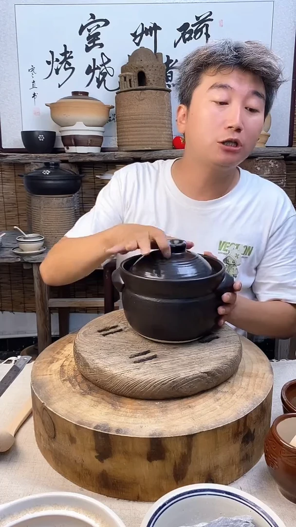 土陶三合炊1.8升的煲汤