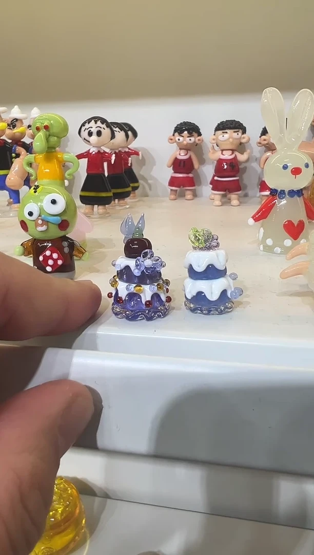 手工艺品琉璃沛*蛋糕2个