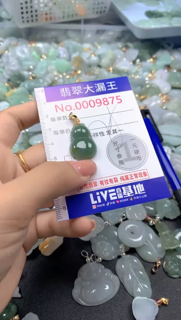 颈饰未镶嵌翡翠9875