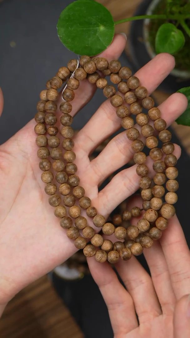 手串沉香L73-2老惠安蛇皮纹0.75/18g