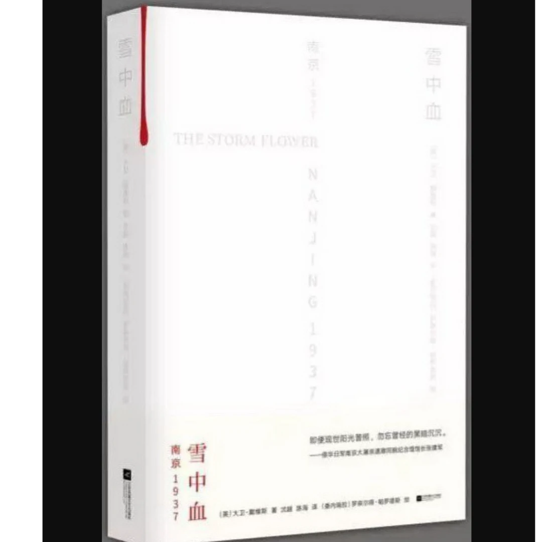 【微瑕品】雪中血：南京，1937 江苏凤凰文艺出版社