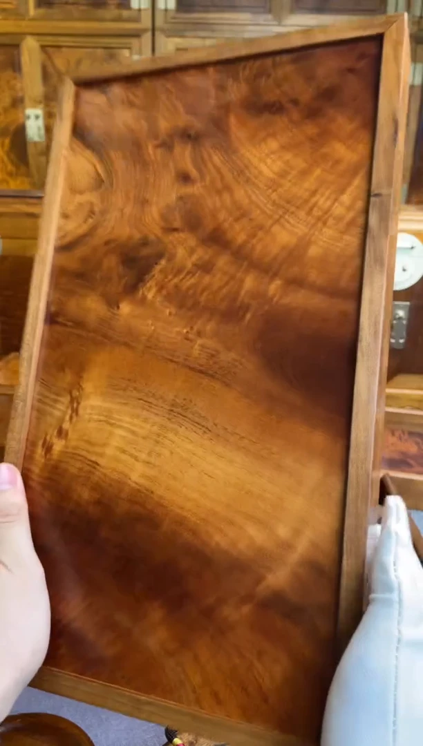 【闪购商品】金丝楠拆分老料紫金面板文盘