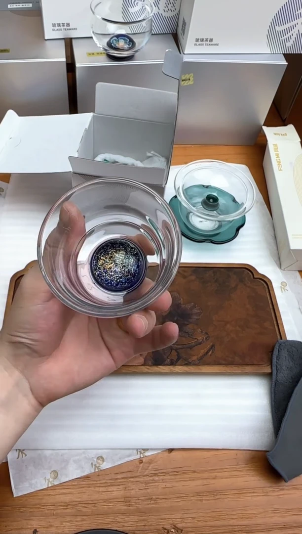 风谜金标璀璨主人杯+茶巾