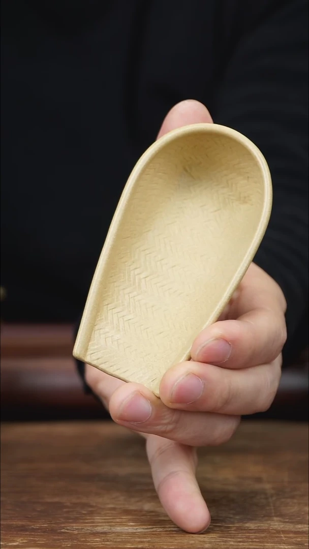 茶壶紫砂竹编茶则 段泥