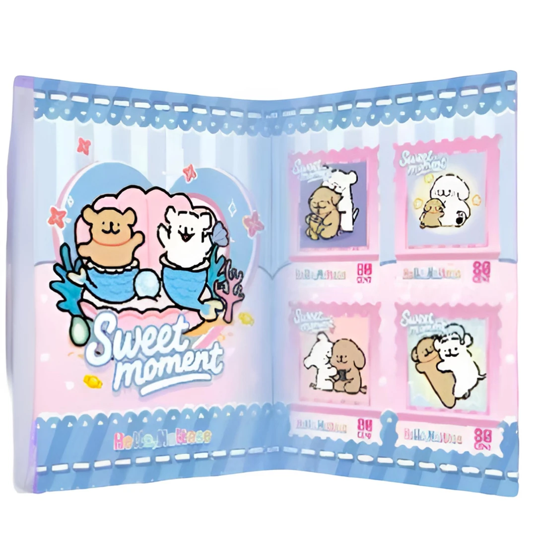 【小白/小鸡毛】情书文创未寄出的爱心-线条小狗邮票珍藏集（代拆）