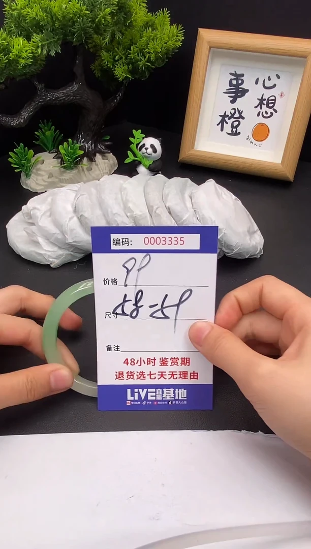 未镶嵌手镯翡翠0003335