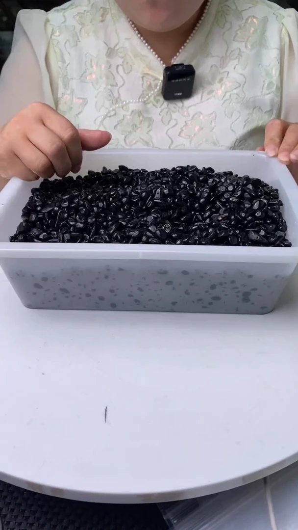 原石未镶嵌碧玺黑碧玺碎石200g一袋多样性发货