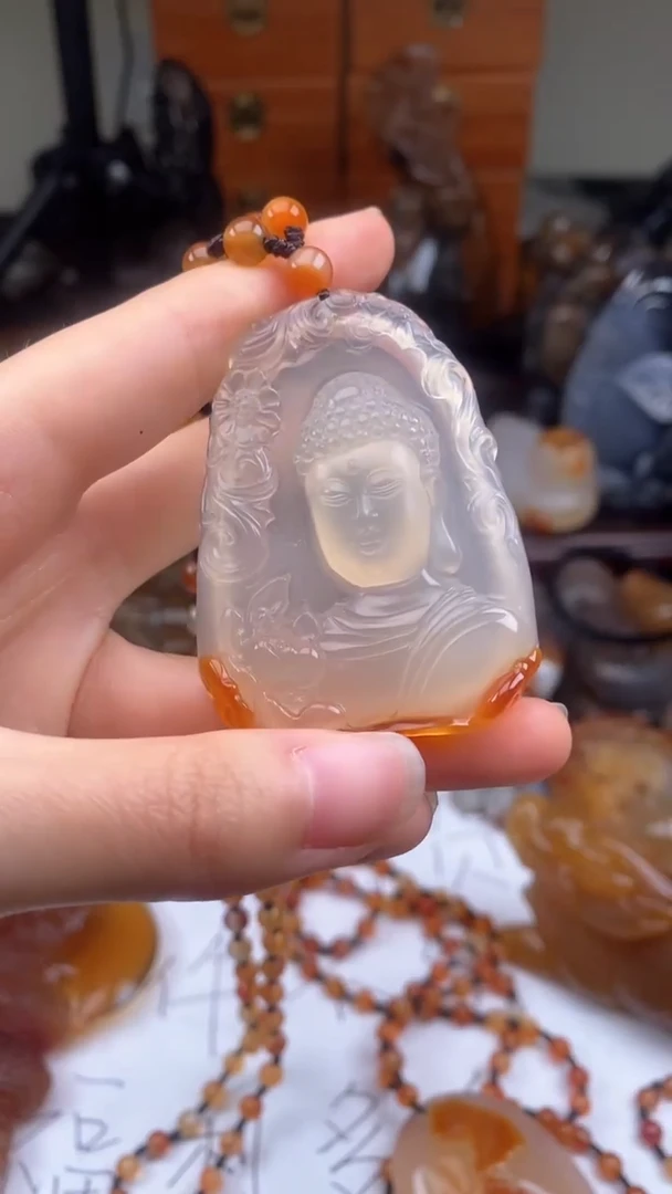 【闪购商品】玛瑙/玉髓颈饰未镶嵌AA